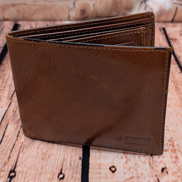 Pierre Cardin Brown Leather Wallet Used in GREAT shape - Picture 1 of 11